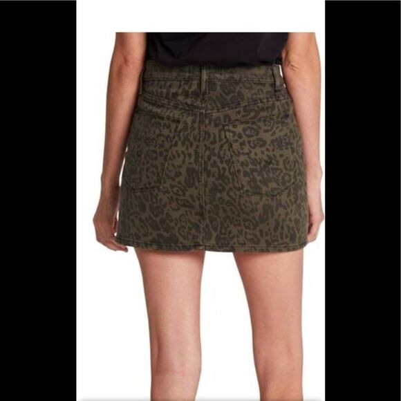 Hudson Jeans animal print skirt( washed leopard) size 23, NWT - Picture 3 of 7